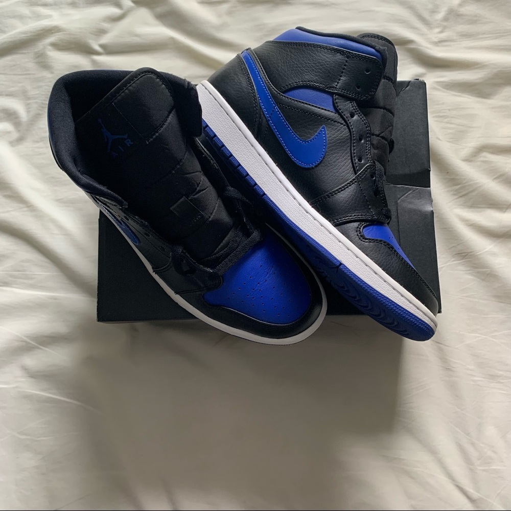 Air Jordan 1 Mid Reverse Blue/Black